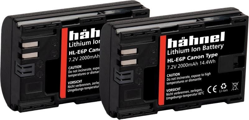 Hähnel Battery Canon Hl-e6p / Lp-e6p Twin Pack - Batterien Und Batteriegriffe