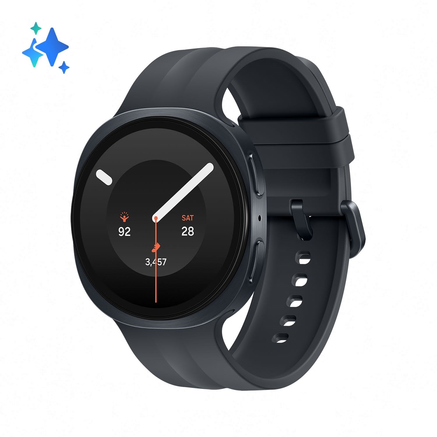 Samsung Galaxy Watch9 44mm Esim - Graphite - Smartwatches Pulsuhren Sportuhren Schrittzaehler