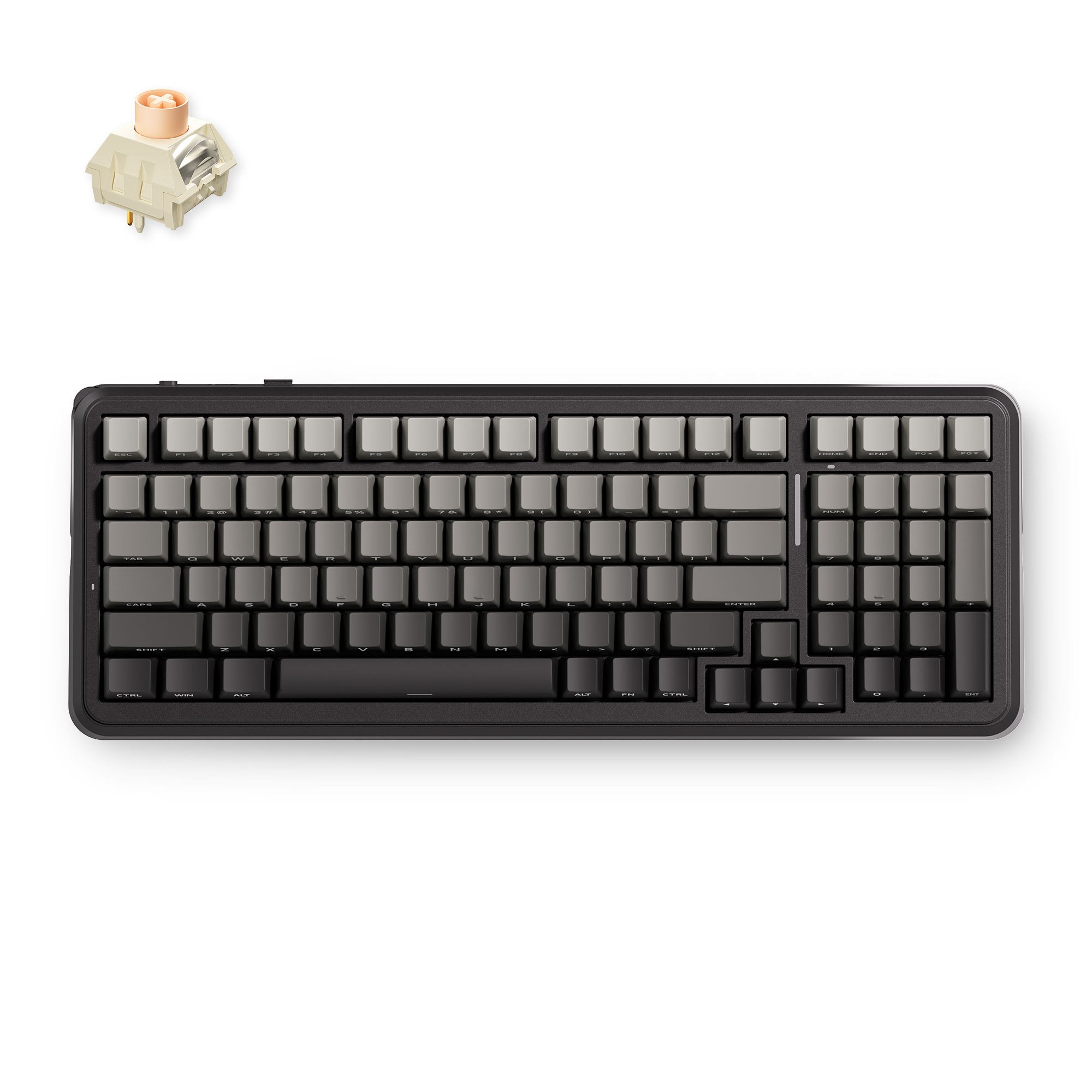 Mchose K99 V3 Wireless Mechanical (Mountains Gradient) - Gaming Tastatur - 98% - Englisch (US) - Schwarz - Tastaturen Hw-k99v3-4