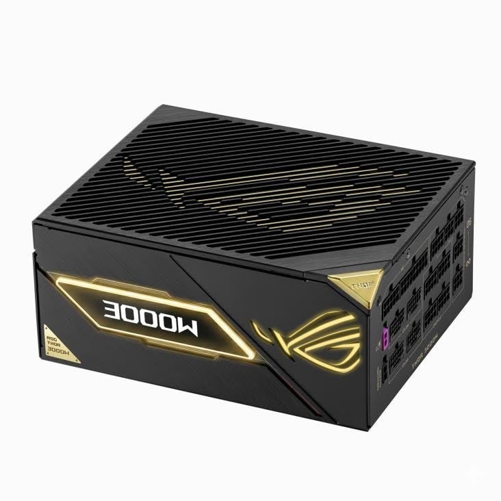 Asus Rog Thor 3000w Titanium Iii Edition 20 (Rog Equalizer) Netzteile - 3000 Watt - Atx 3.1 - 80 Plus Titanium (Bis zu 90% Effektiv) Schwarz 90ye00va-