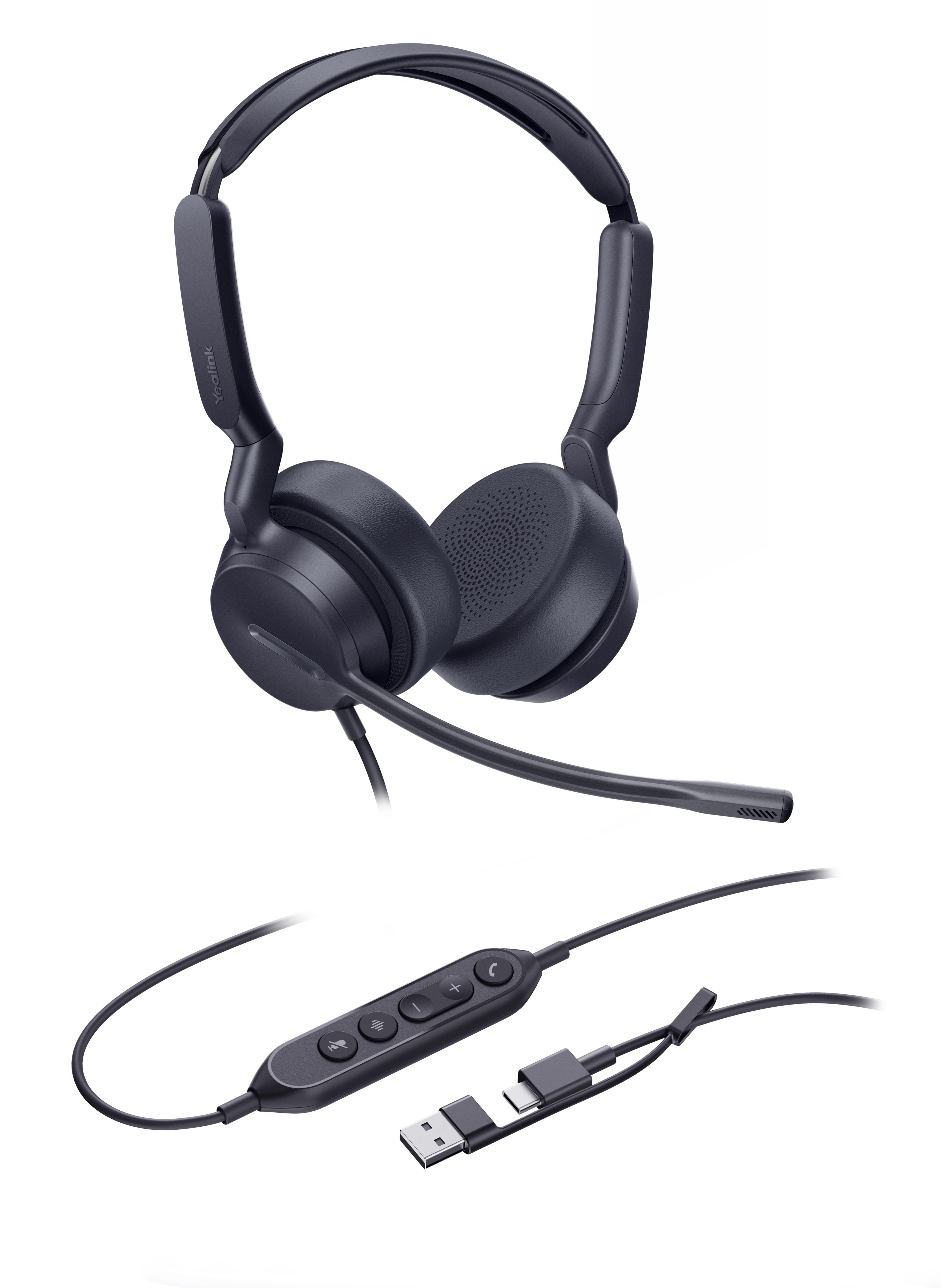 Kopfhörer - Yealink Uh42 Dual - UC - Usb-c/a - Kopfhoerer/headsets