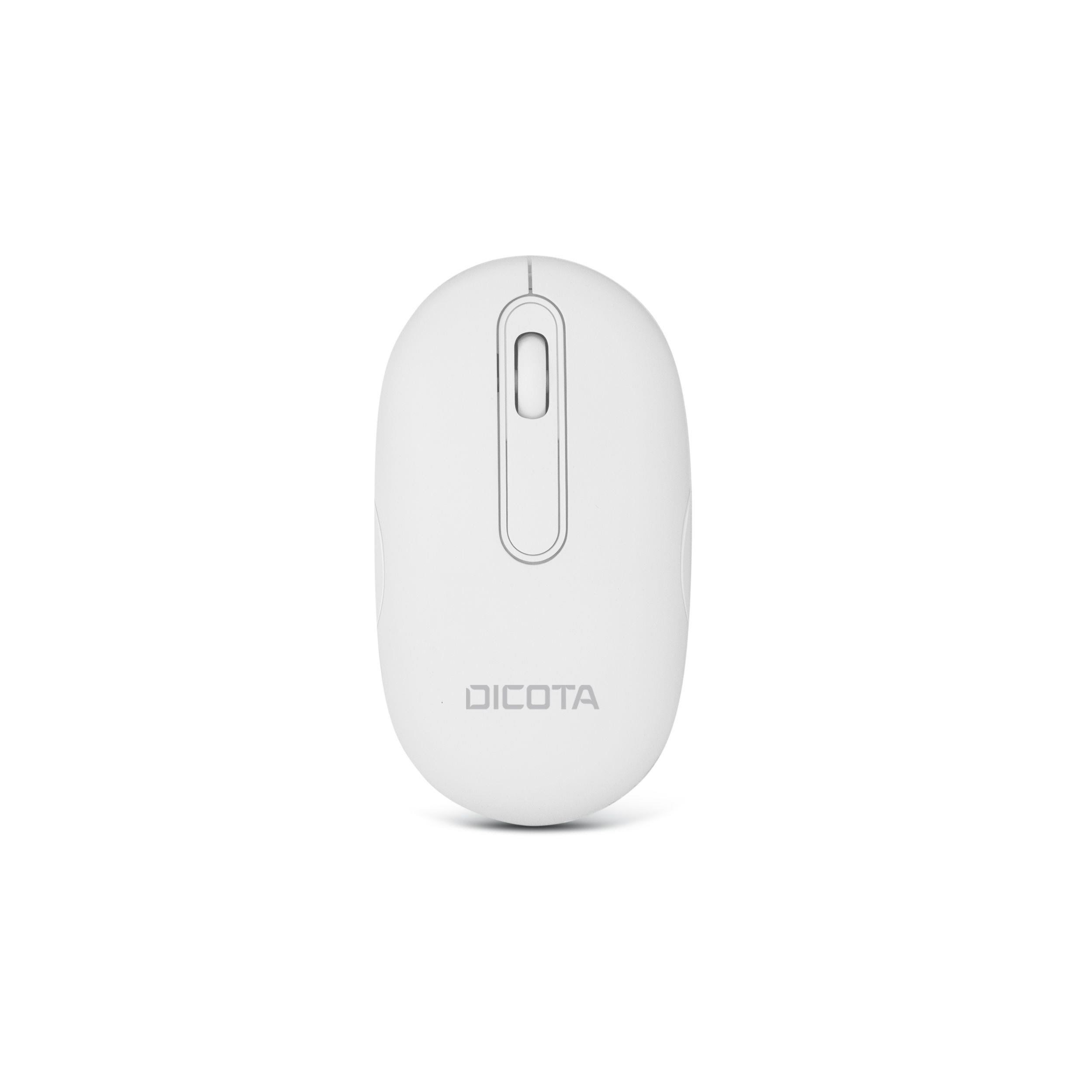 Dicota Wireless Mouse Bt/2.4G - Maus (Weiß) D32045