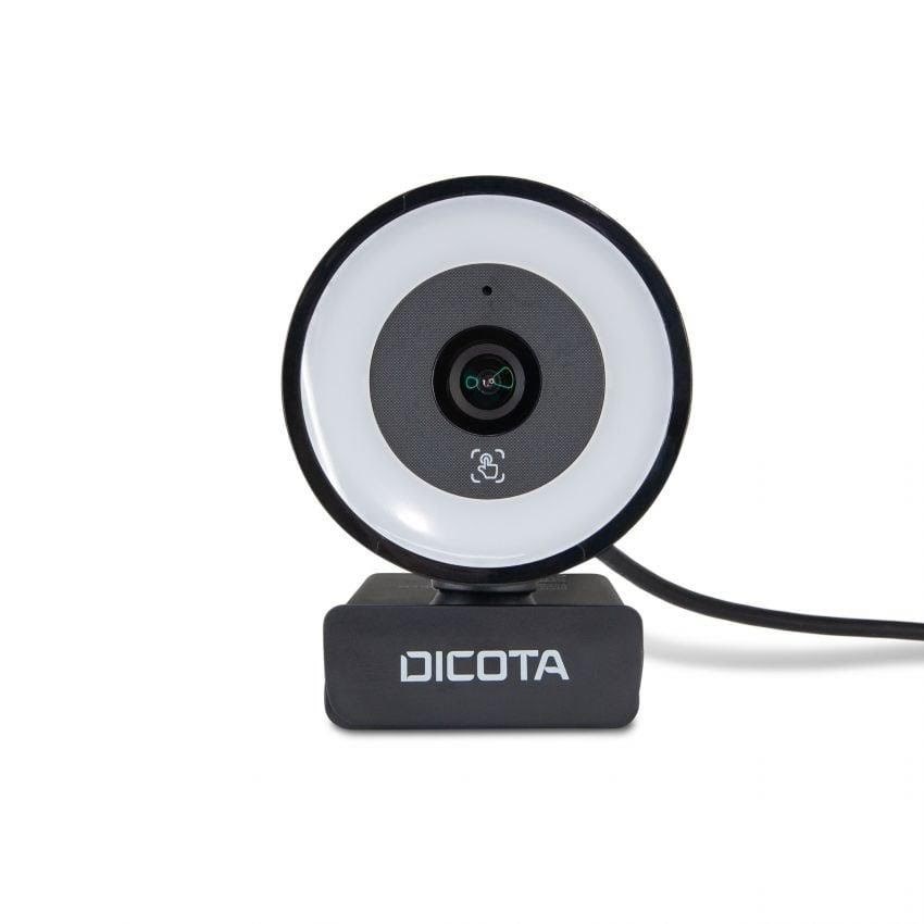 Dicota Webcam Ringlight 5mp - Webcams Schwarz D32066