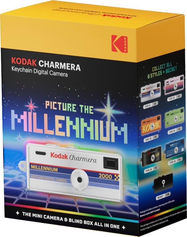 Kodak Charmera Millennium Keychain Digital Camera - Blind Box (1 pc Assorted) - Digital Kameras