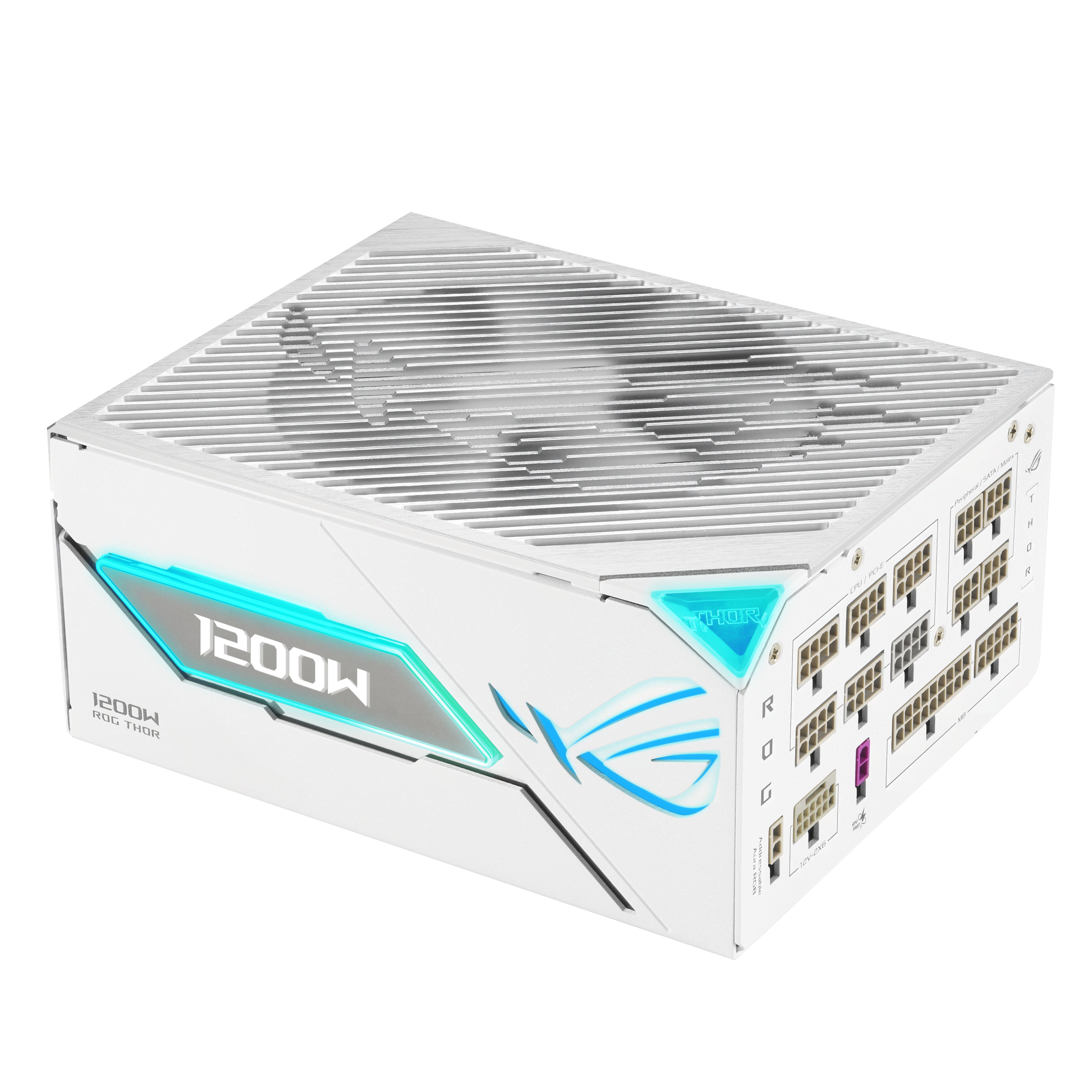 Asus Rog Thor 1200w Platinum Iii White (Rog Equalizer) Netzteile - 1200 Watt - Atx 3.1 - 80 Plus Platinium Weiß 90ye00v9-b0na00