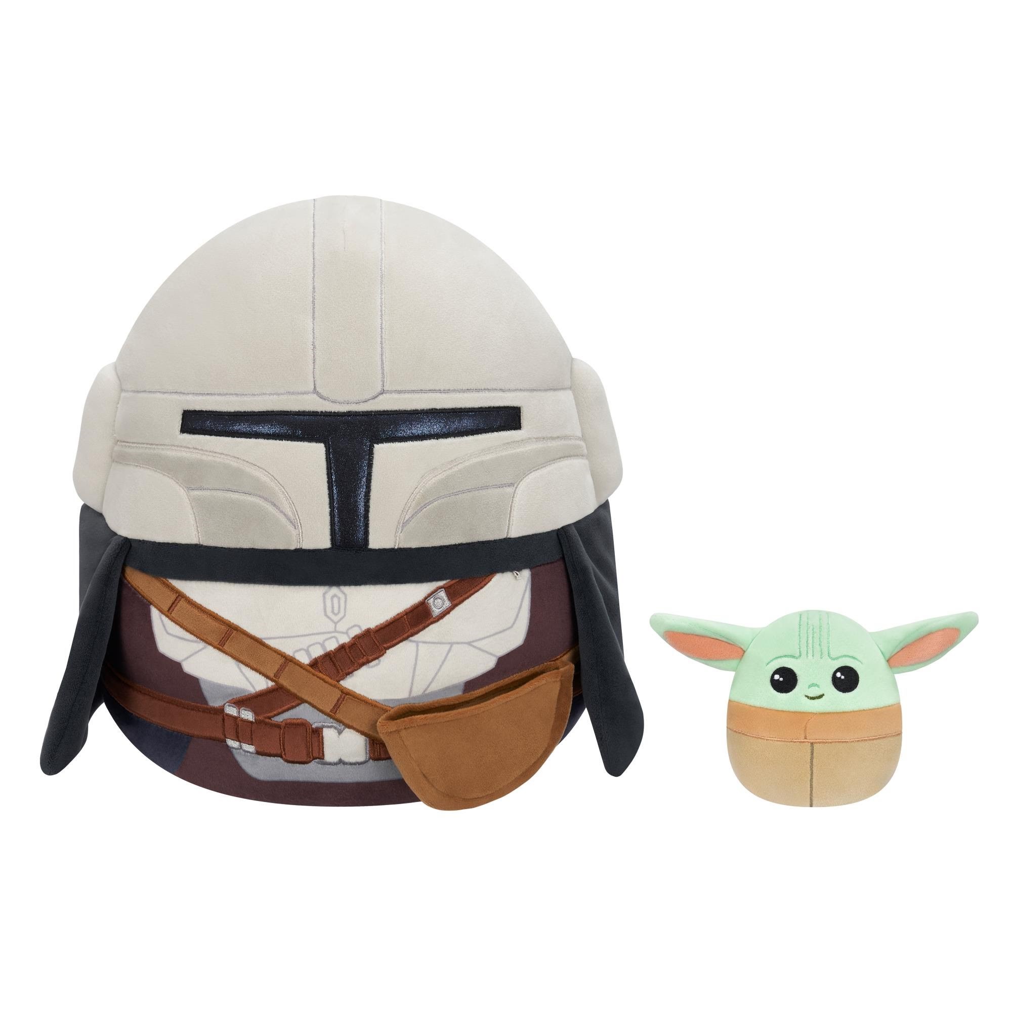 Squishmallows 30 cm Mandalorian And 9 cm Grogu - Plush