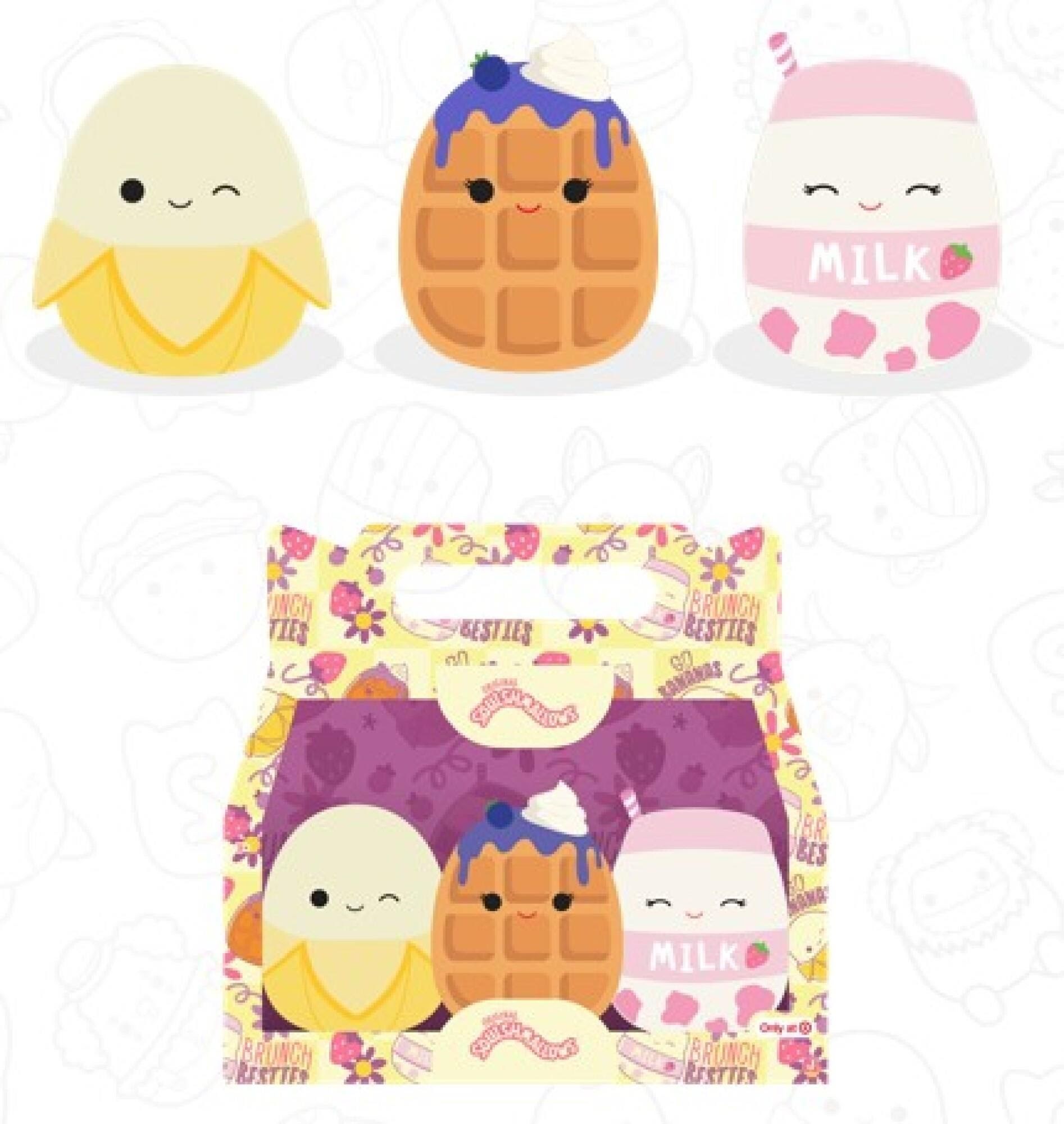 Squishmallows 13 cm Food Combo Box Collection - Plush