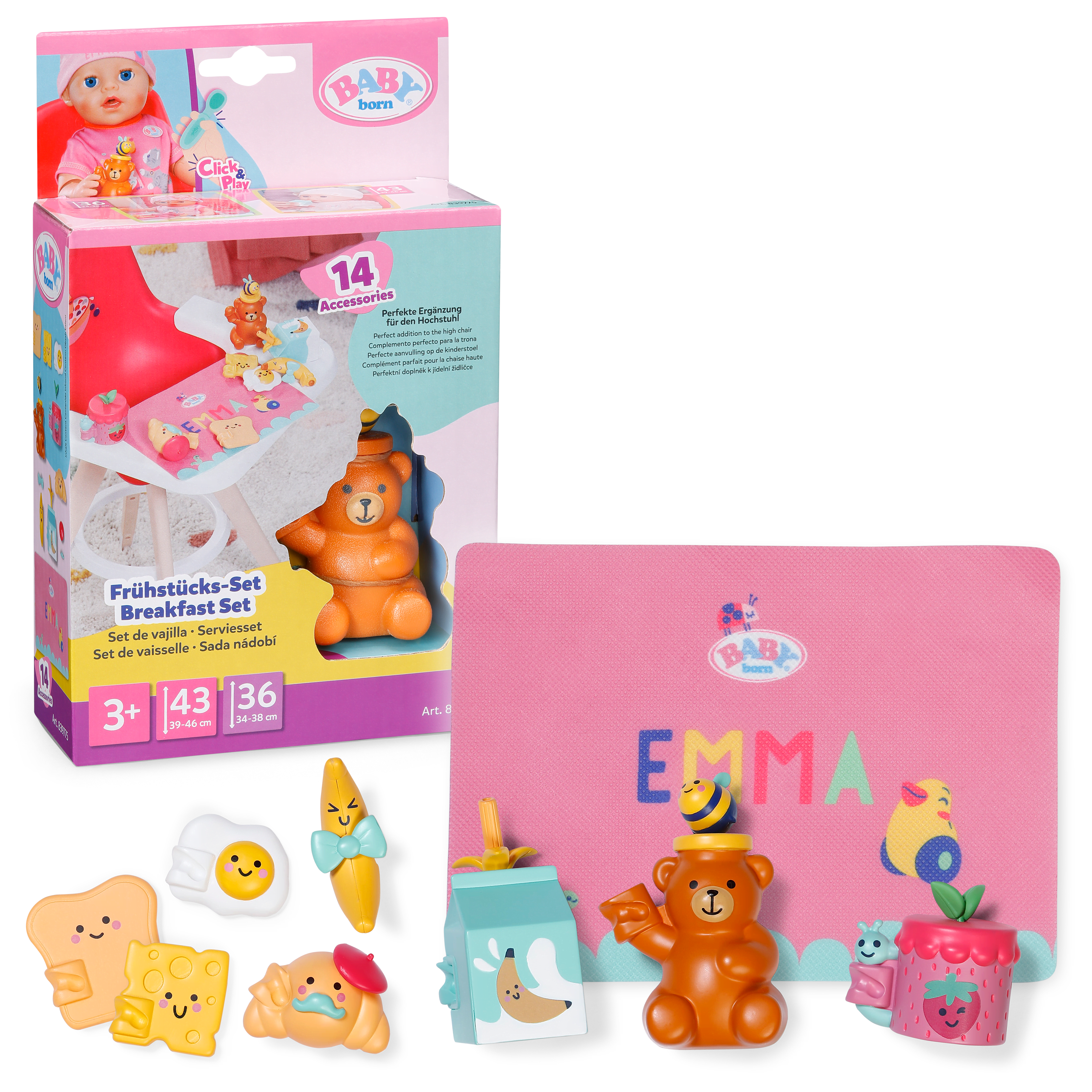 Baby Born Breakfast Set - Dolls Accessories 839775