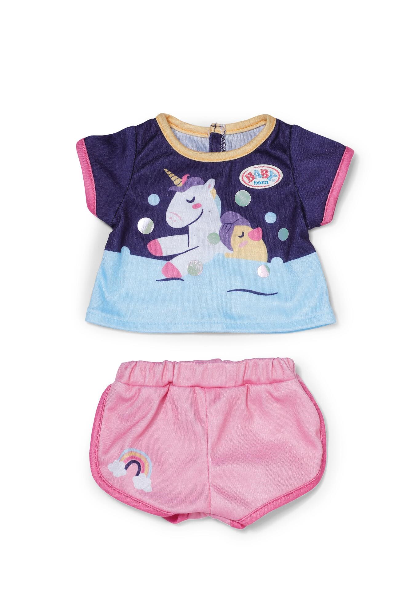 Baby Born Unicorn Short Pyjamas 43cm - Dolls Accessories
