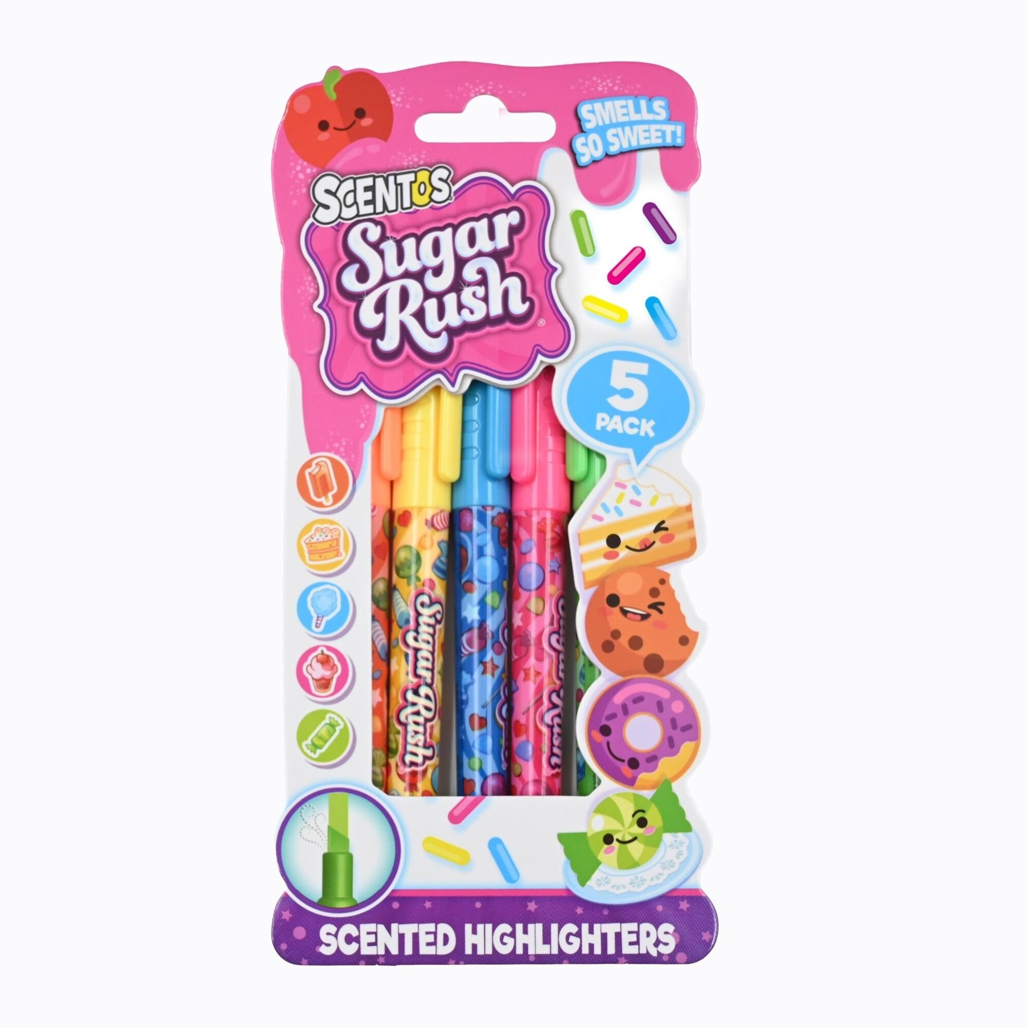 Scentos Sugar Rush Highlighters 5 Pcs Cdu - Kreativ Spiele 2630331