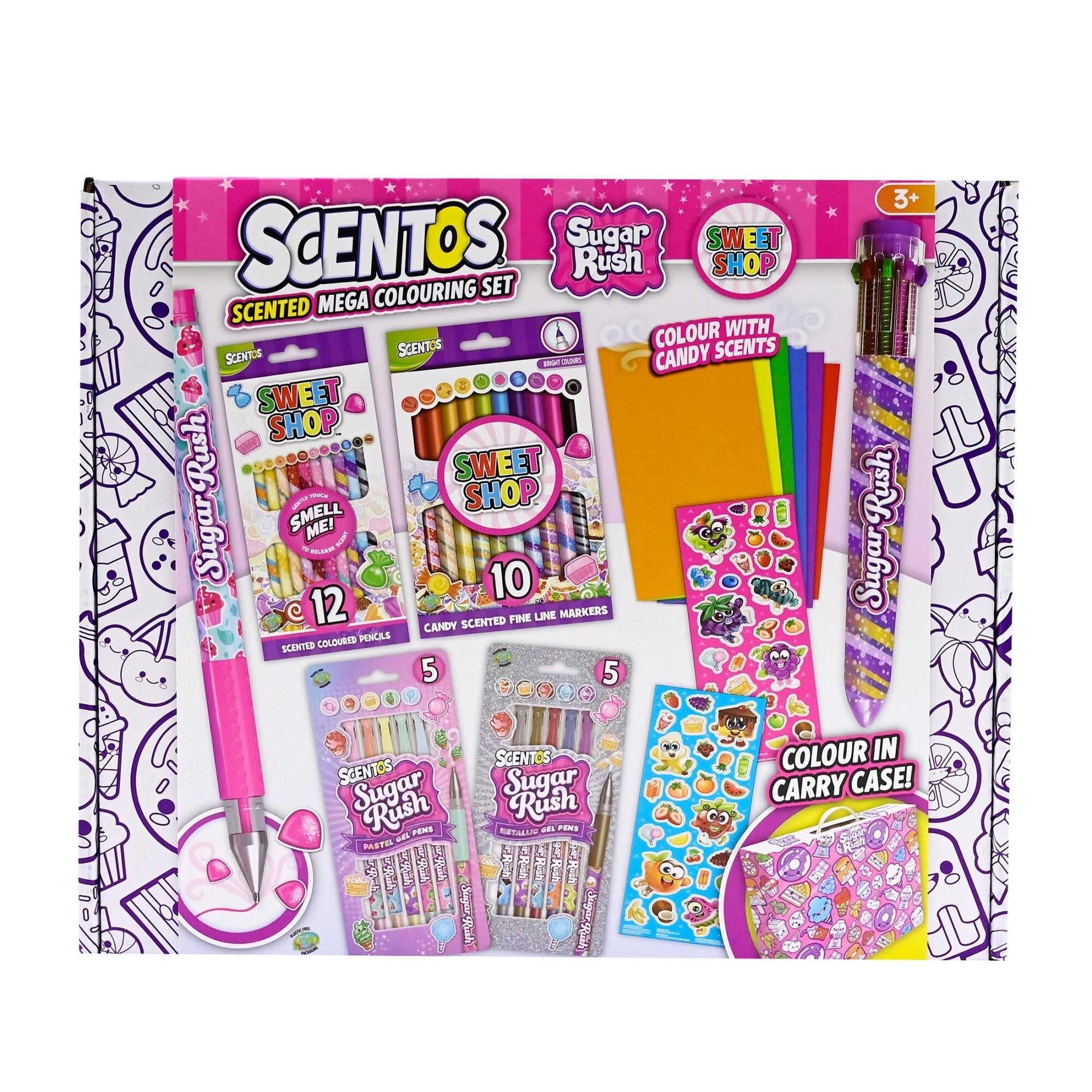 Scentos Sugar Rush Mega Colouring Set - Kreativ Spiele
