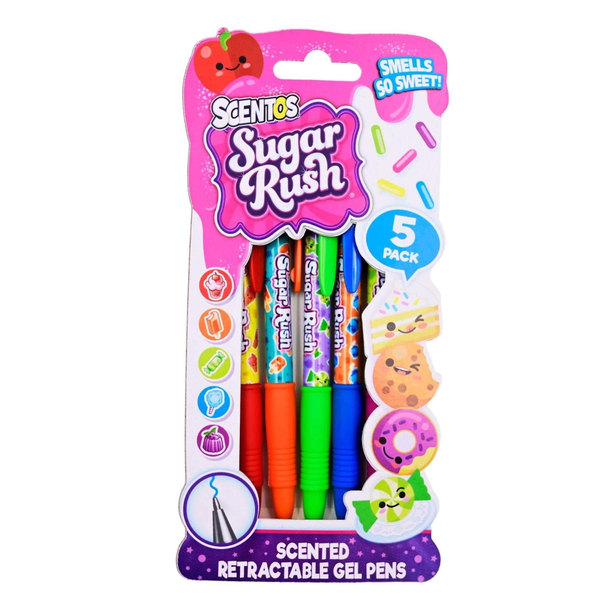 Scentos Sugar Rush Retractable Gel Pens 5 Pcs Cdu - Kreativ Spiele