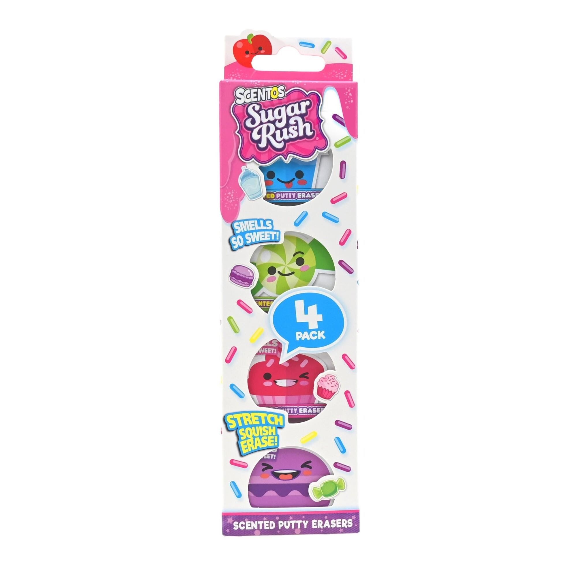 Scentos Sugar Rush Scented Putty Erasers Cdu - Kreativ Spiele 2630134