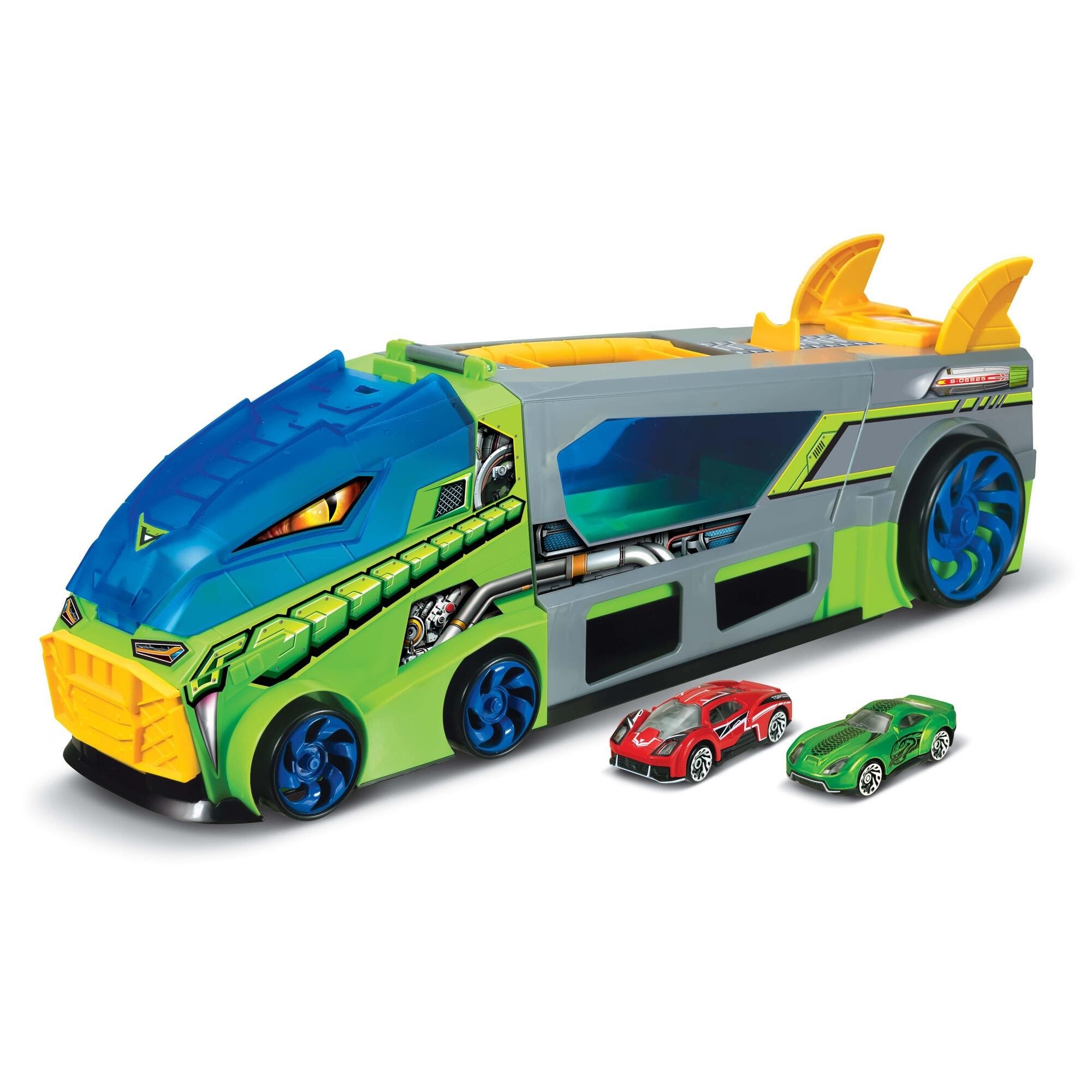 Junior Driver Snake Launcher Truck With 2 Cars - Spielzeugauto 507219