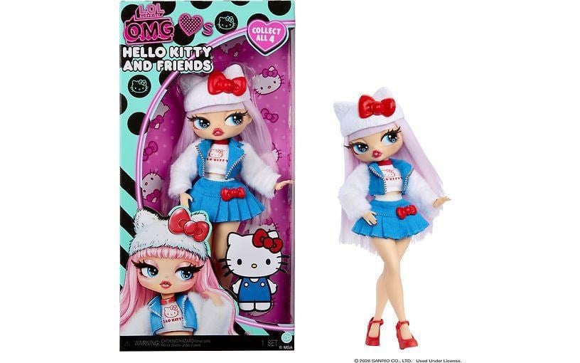 L.O.L. Omg Hello Kitty Fashion Doll- Hello Kitty - Dolls Accessories