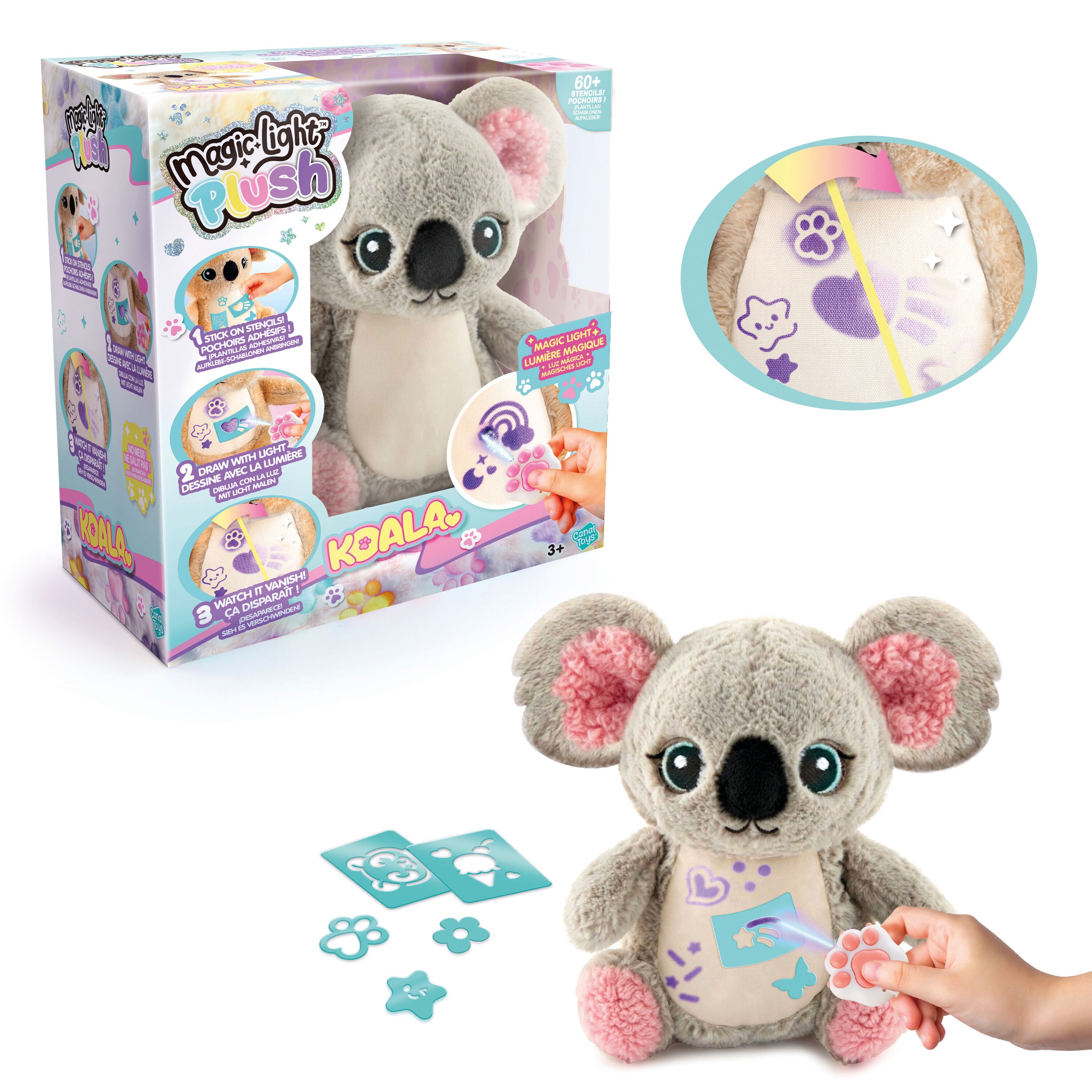 Airbrush Plush Magic Light Plush Kids Koala - Figuren 26091