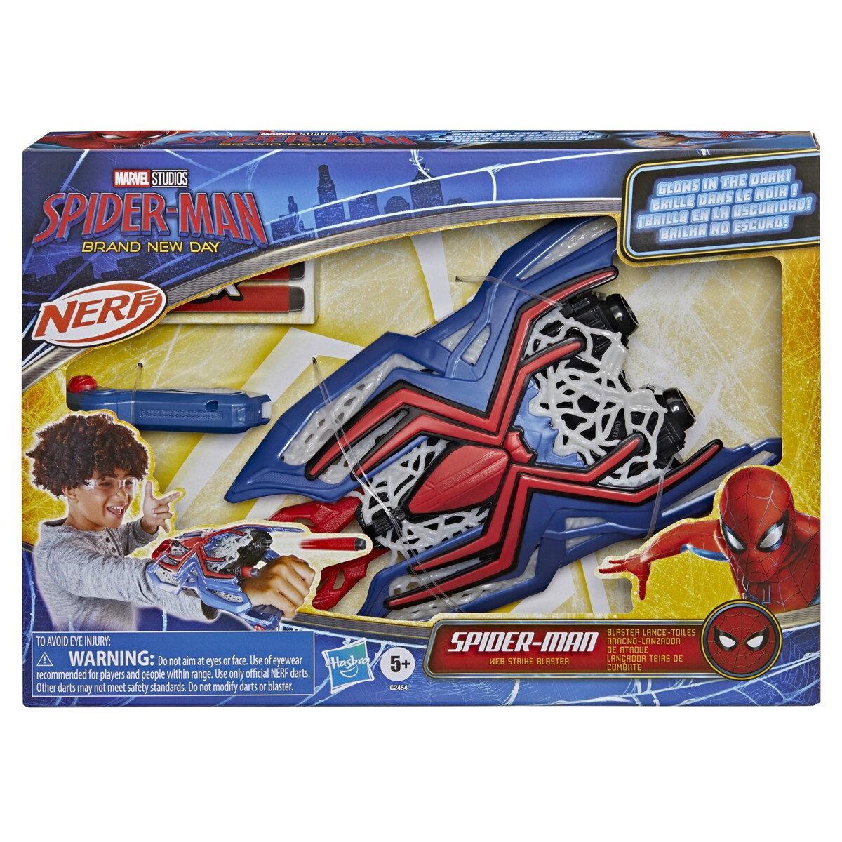 Spider-man Web Strike Glow Blaster - Spielzeugwaffen G2454eu4