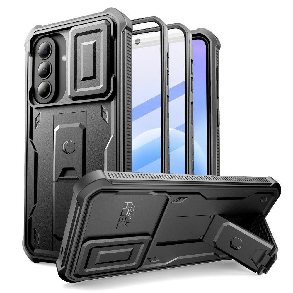 Tech-protect Kevlar Cam+ 2-set Case For Samsung Galaxy A57 5G - Black - Handys Cover Cases 5906302390915