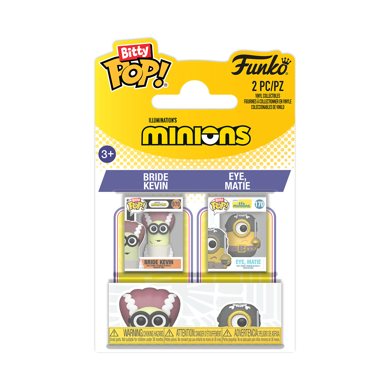 Funko! - Funko Bitty Pop 2pk Minions K & M - Figur - Merchandise