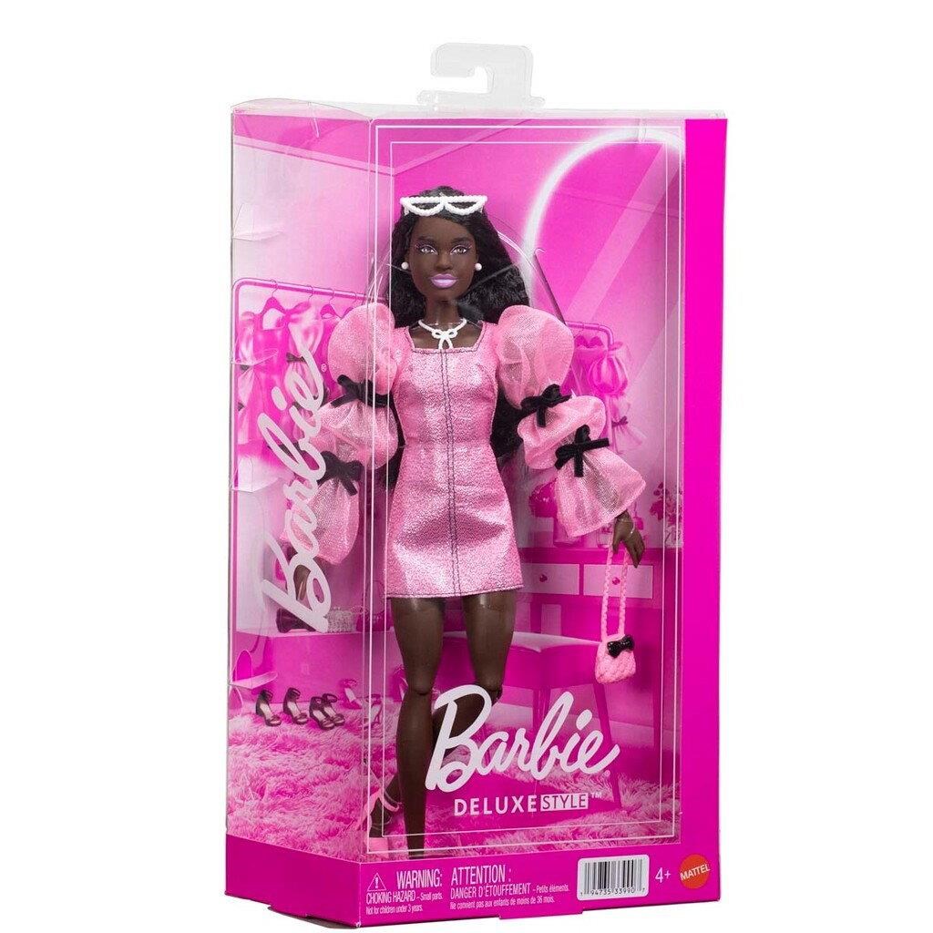 Barbie Deluxe Style Dress With Bows on Sleeves - Dolls Accessories Jjn75