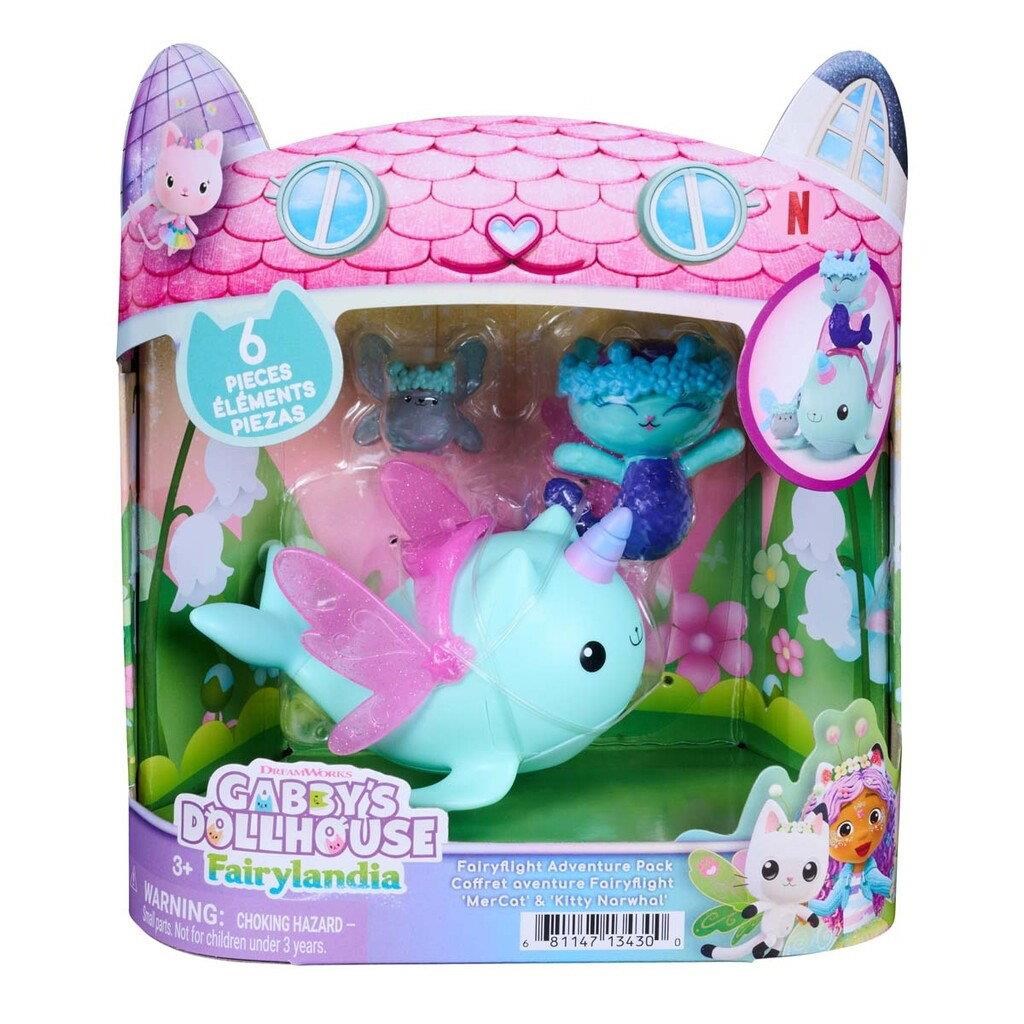Gabby's Dollhouse Mercat And Narwhal Figure Set - Dolls Accessories