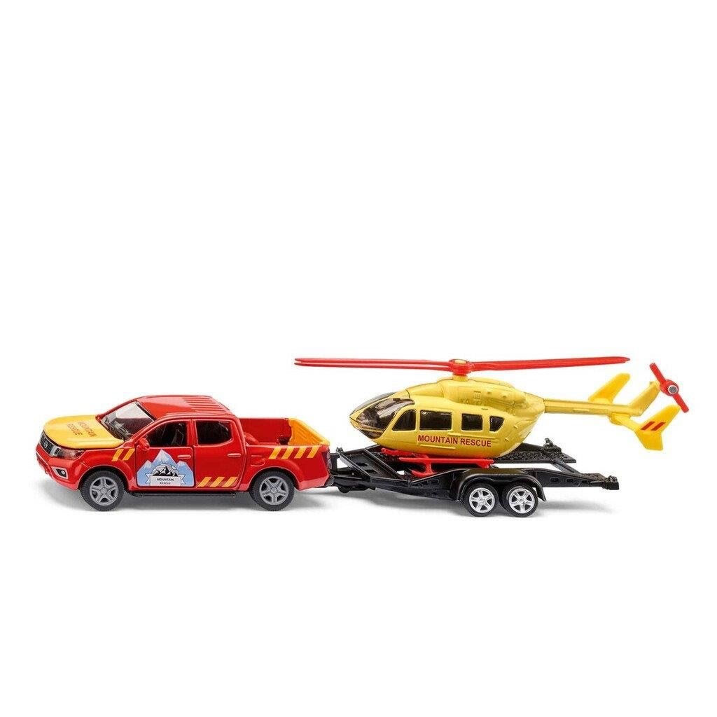 Siku 1:50 Nissan Navara With Helicopter - Spielzeugauto