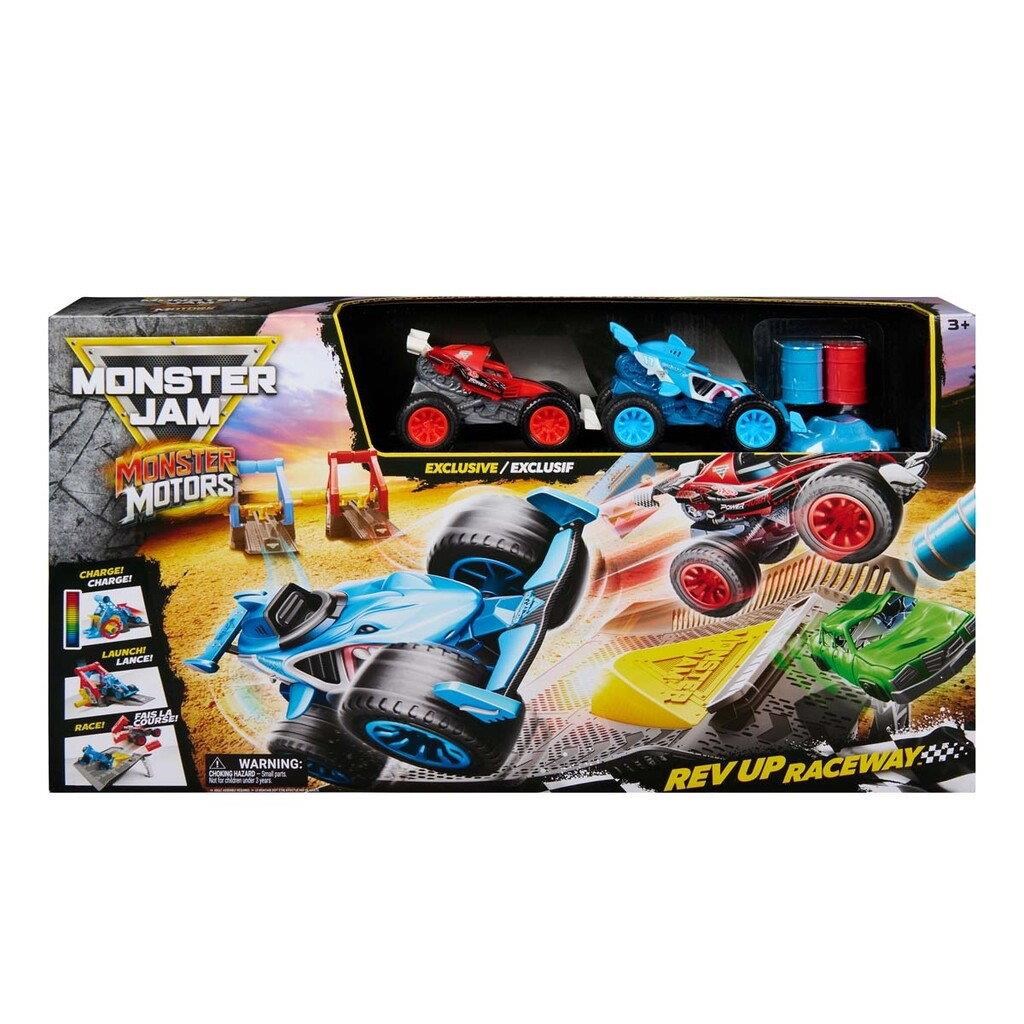 Monster Jam 1:64 Monster Motors Rev Up Playset - Spielzeugauto