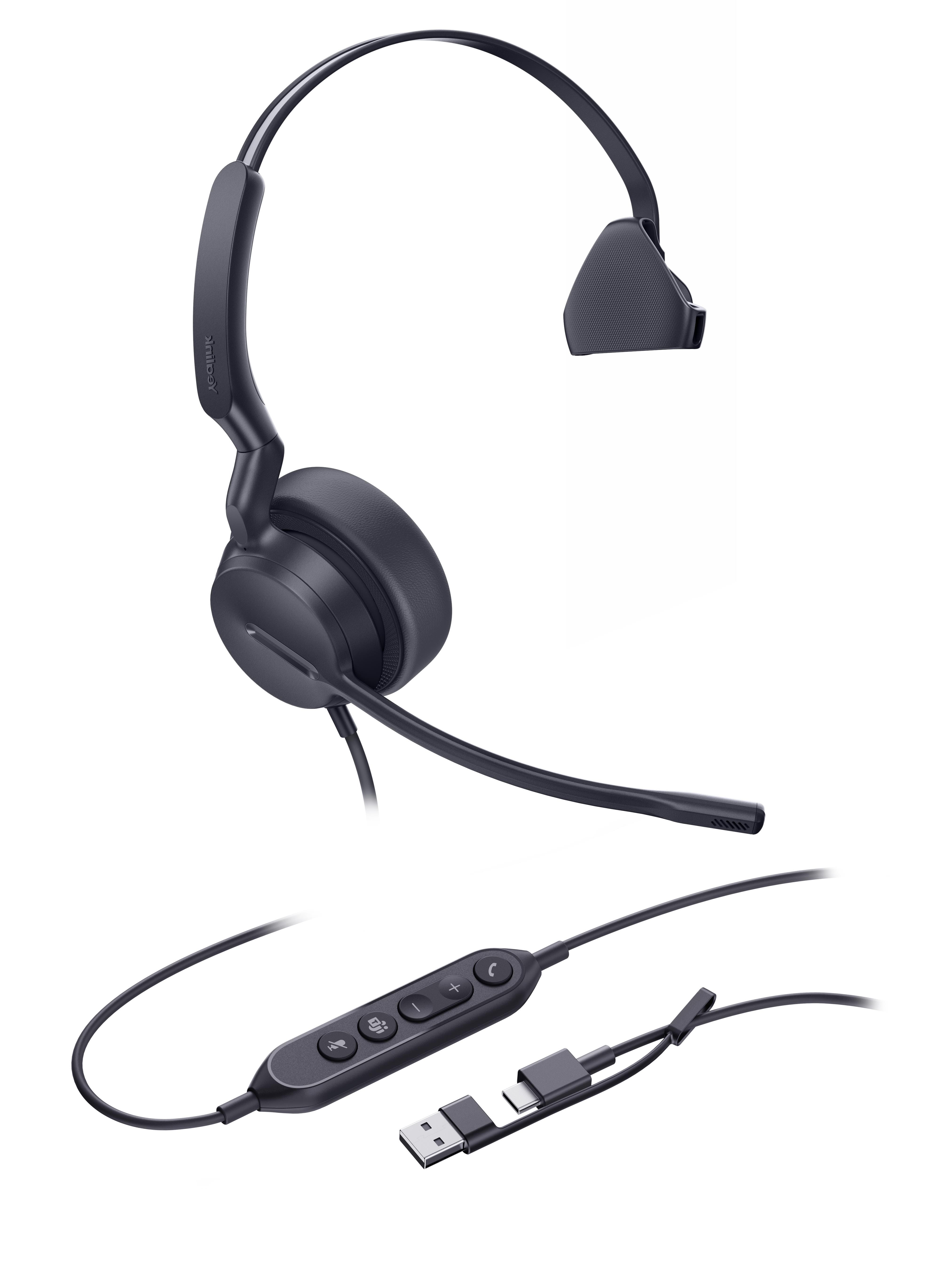 Kopfhörer - Yealink Uh42 Mono - Teams - Usb-c/a - Kopfhoerer/headsets 1308216