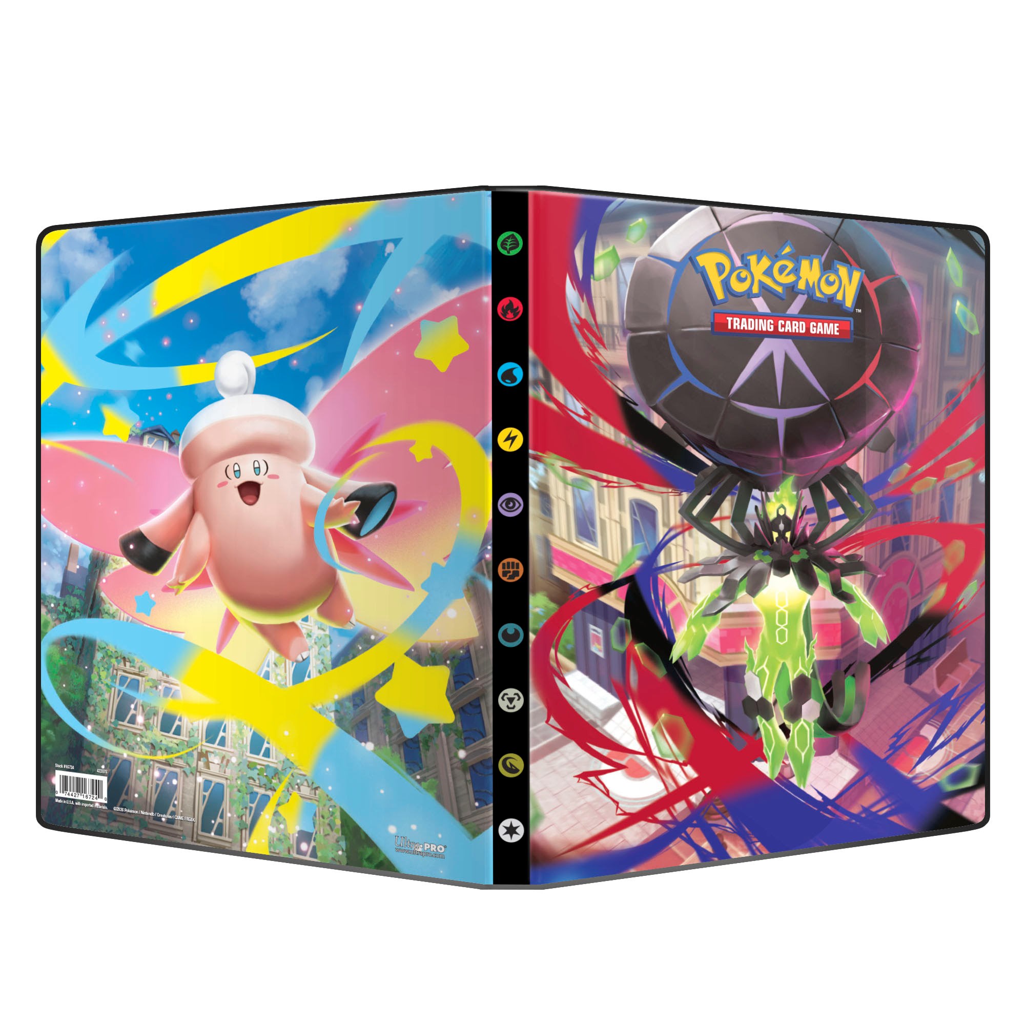 Pokemon Tcg Portfolio 9-p Mega Zygarde & Mega Pixi Ult16724