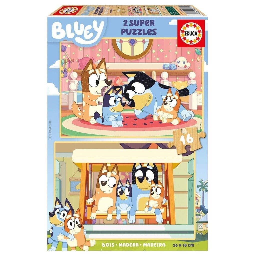 Educa 2x16 Bluey Holz - Puzzle