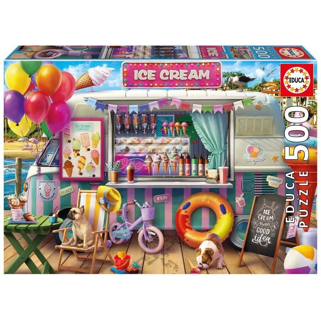 Educa 500 Ice Cream Van Block - Puzzle 20546