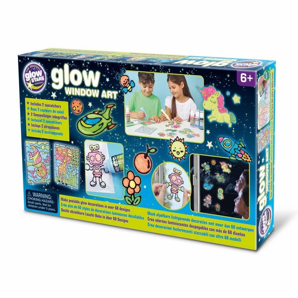 Brainstorm Glow Window Art Kit - Kreativ Spiele