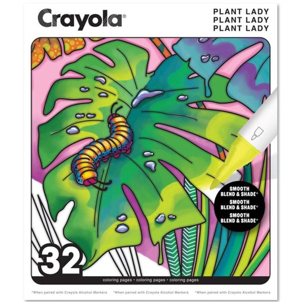 Crayola Adult Coloring Book Plant Lady - Kreativ Spiele