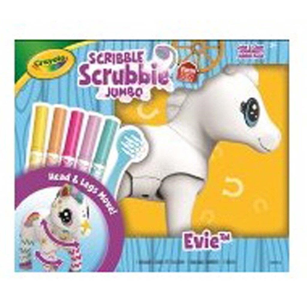 Crayola Scribble Scrubbie Jumbo Pony - Evie - Kreativ Spiele