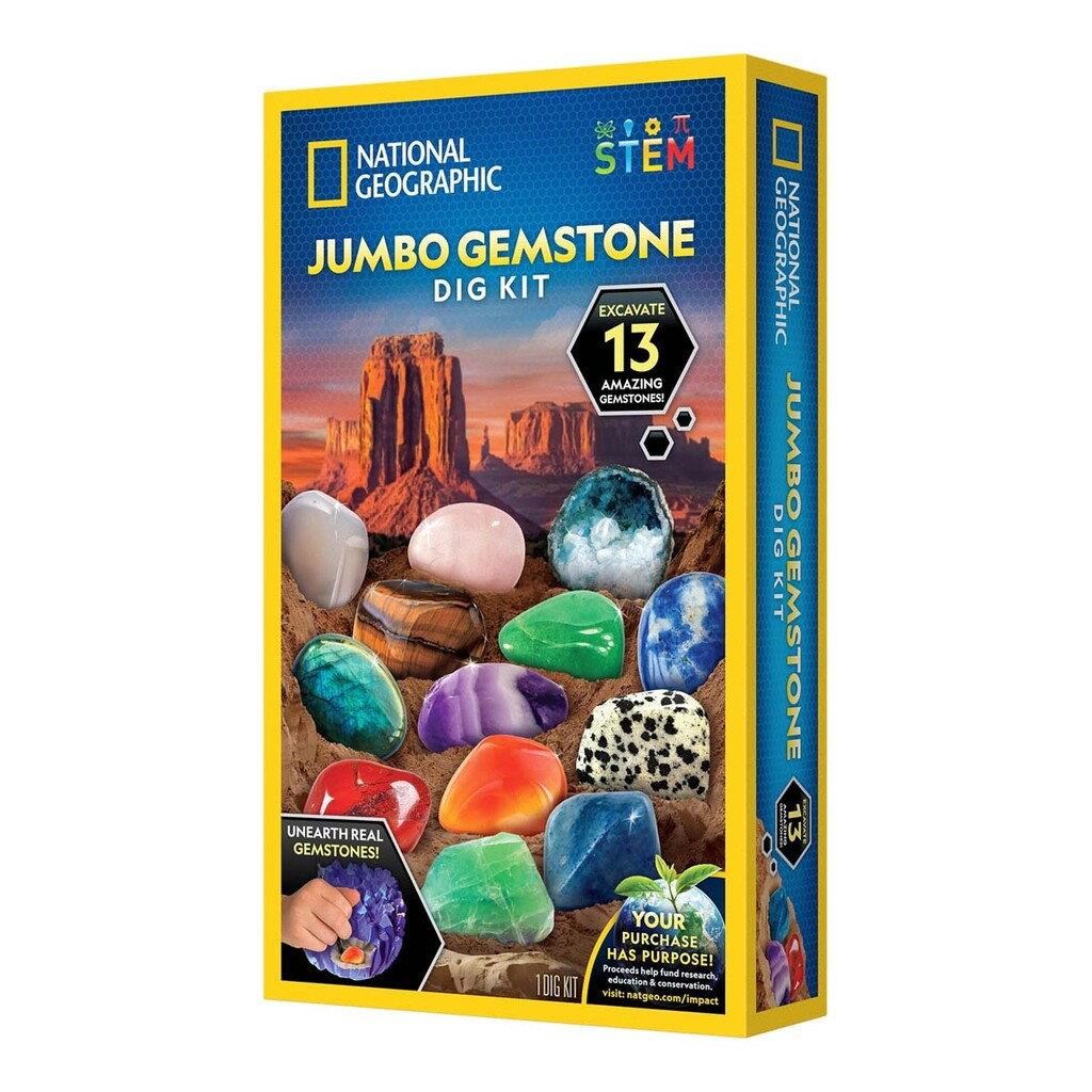 National Geographic Jumbo Gemstone Dig Kit - Kreativ Spiele