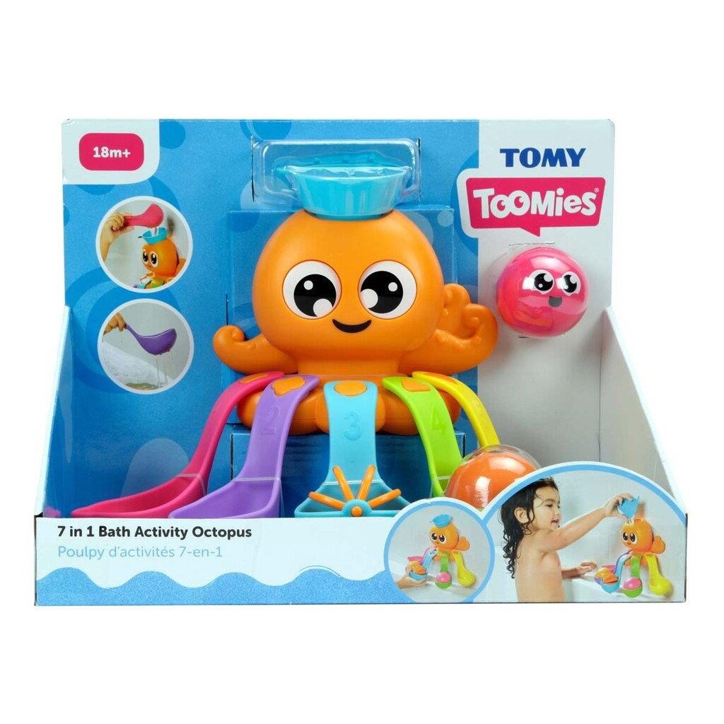 Toomies 7-in-1 Bath Activity Octopus - Plush E73104c