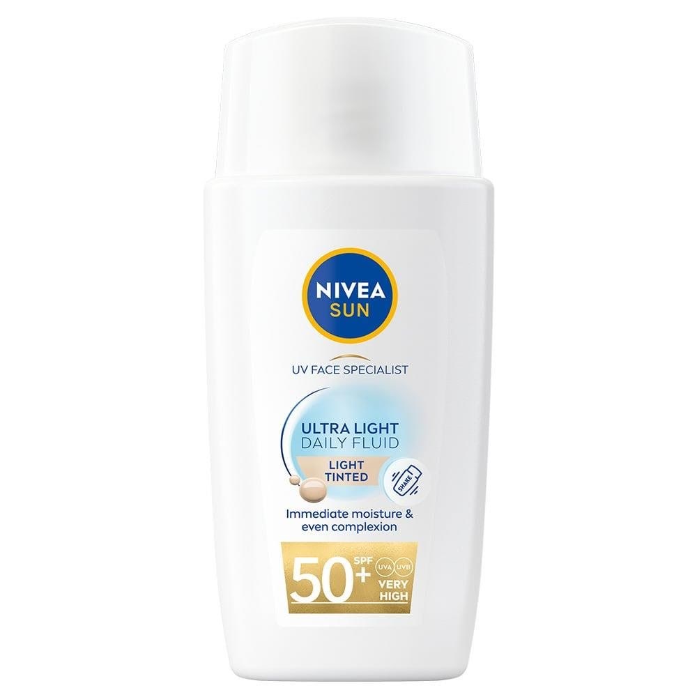 Nivea UV Face Ultra Fluid Light Tinted Spf50+ - 40 ml - Gesichtspflege 95288