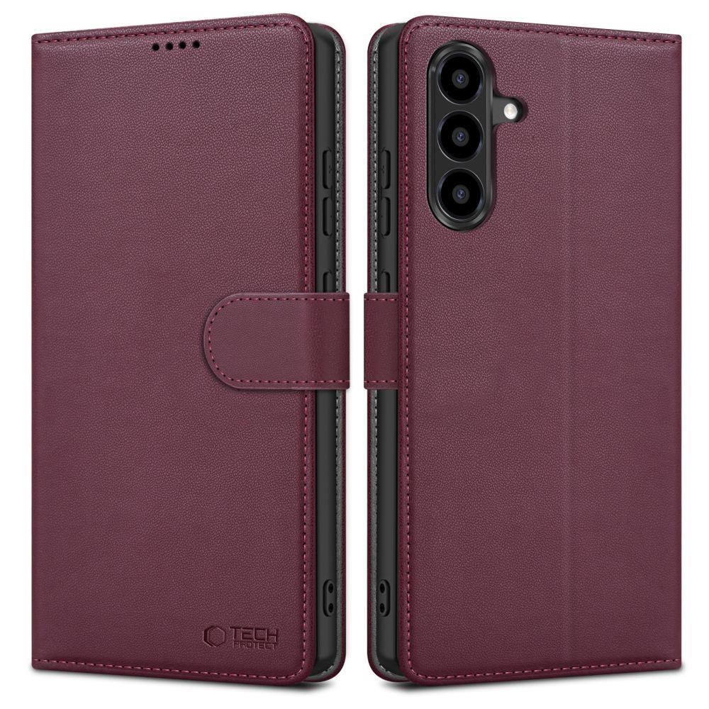Tech-protect Wallet Case For Samsung Galaxy A36 / A56 / A37 5G - Burgundy - Handys Cover Cases