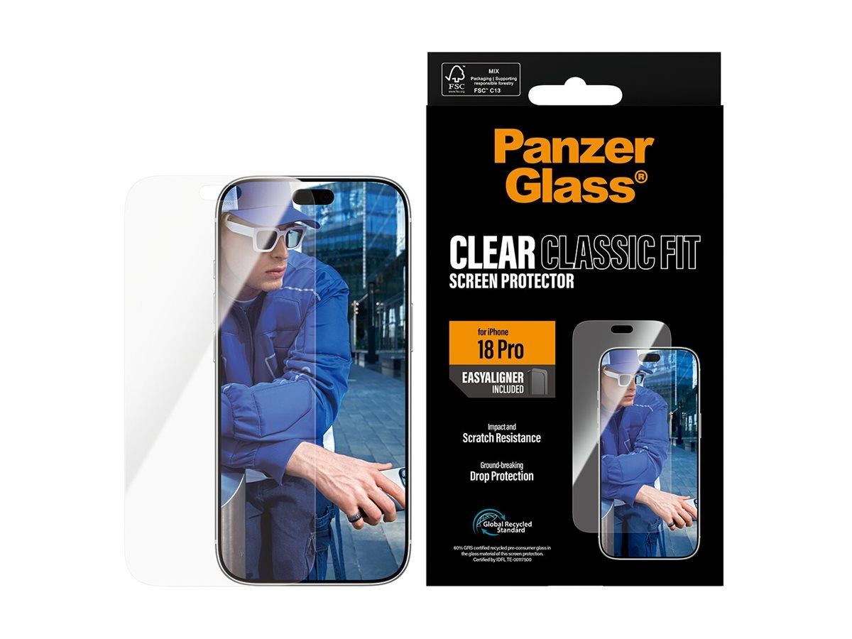Panzerglass Screen Protector Apple Iphone 18 Pro | Classic Fit w. Easyaligner - Handys Schutzfolie