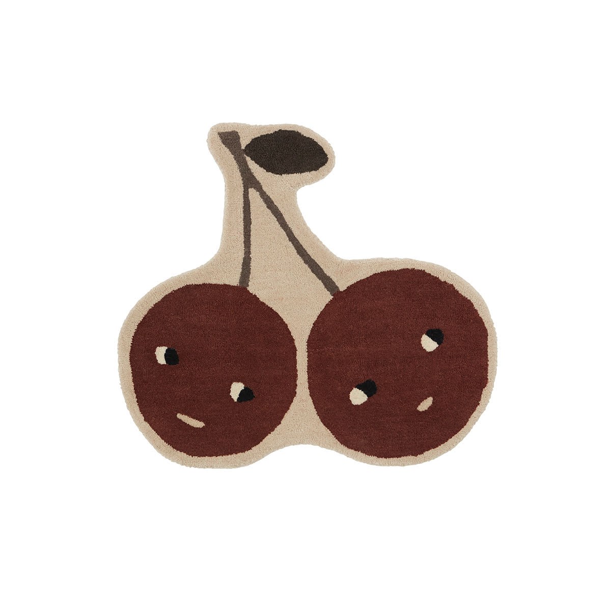 Oyoy Mini Kirschroter Teppich - Babypflege