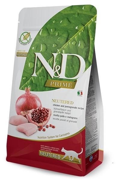Farmina N&D Prime Neutered Chicken&Pomegranate Adult - Trockenfutter Für Katzen - 5kg Pnd0500018