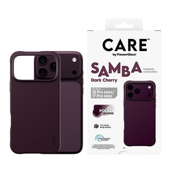 Care by Panzerglass Samba Case Dark Cherry w. Magsafe Apple Iphone 18 Pro Max | 17 Pro Max - Handys Cover Cases Cr92017