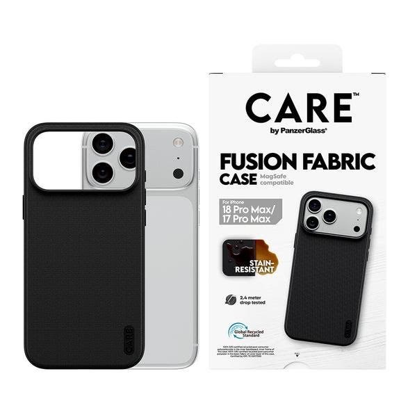 Care by Panzerglass Fusion Fabric Case Black w. Magsafe Apple Iphone 18 Pro Max | 17 Pro Max - Handys Cover Cases Cr57114
