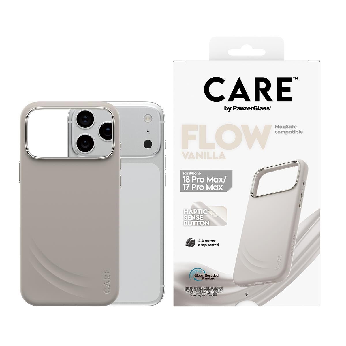 Care by Panzerglass Flow Case Vanilla w. Magsafe Apple Iphone 18 Pro Max | 17 Pro Max - Handys Cover Cases