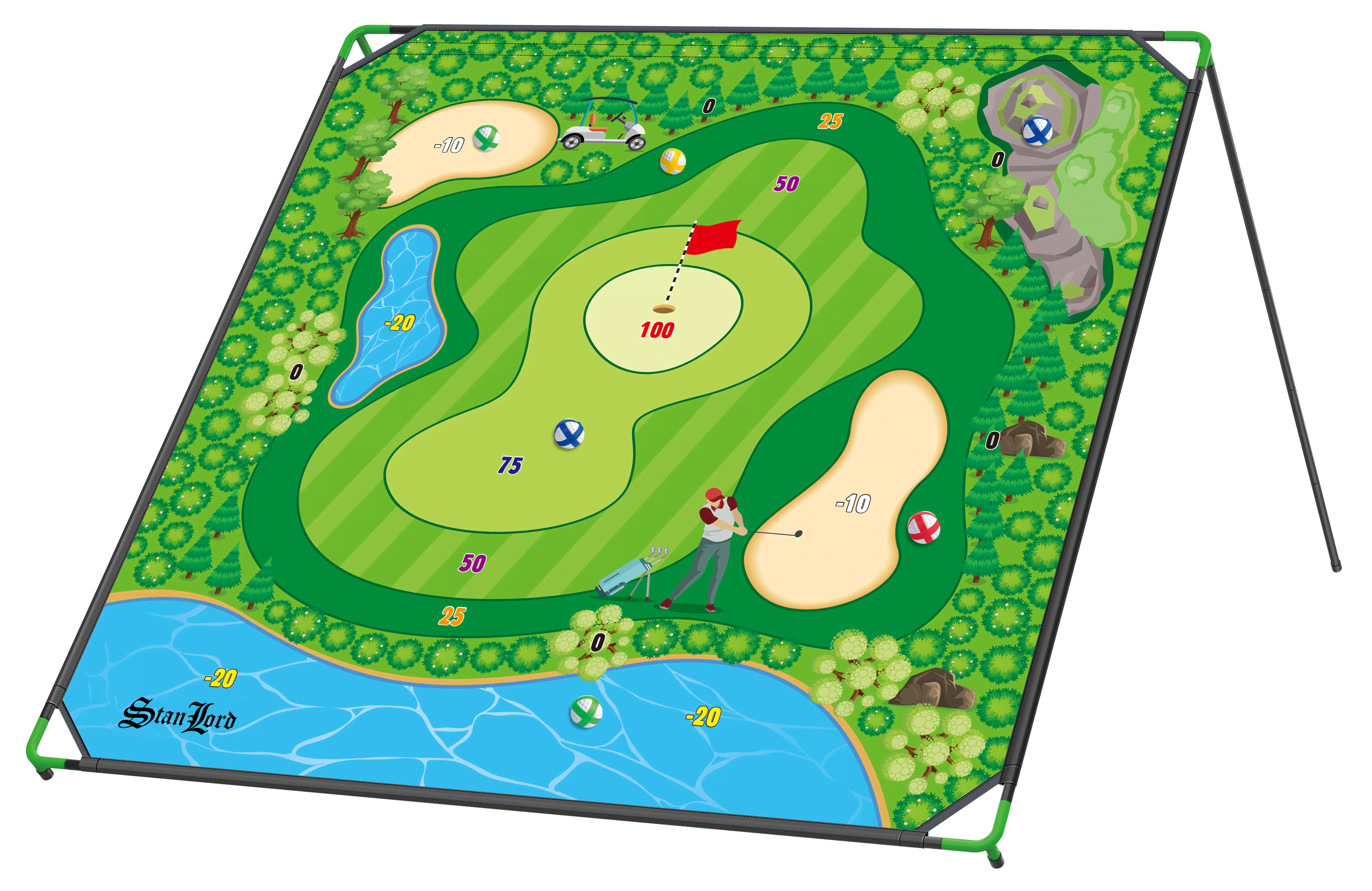 Stanlord Golf Set - Spiele im Freien