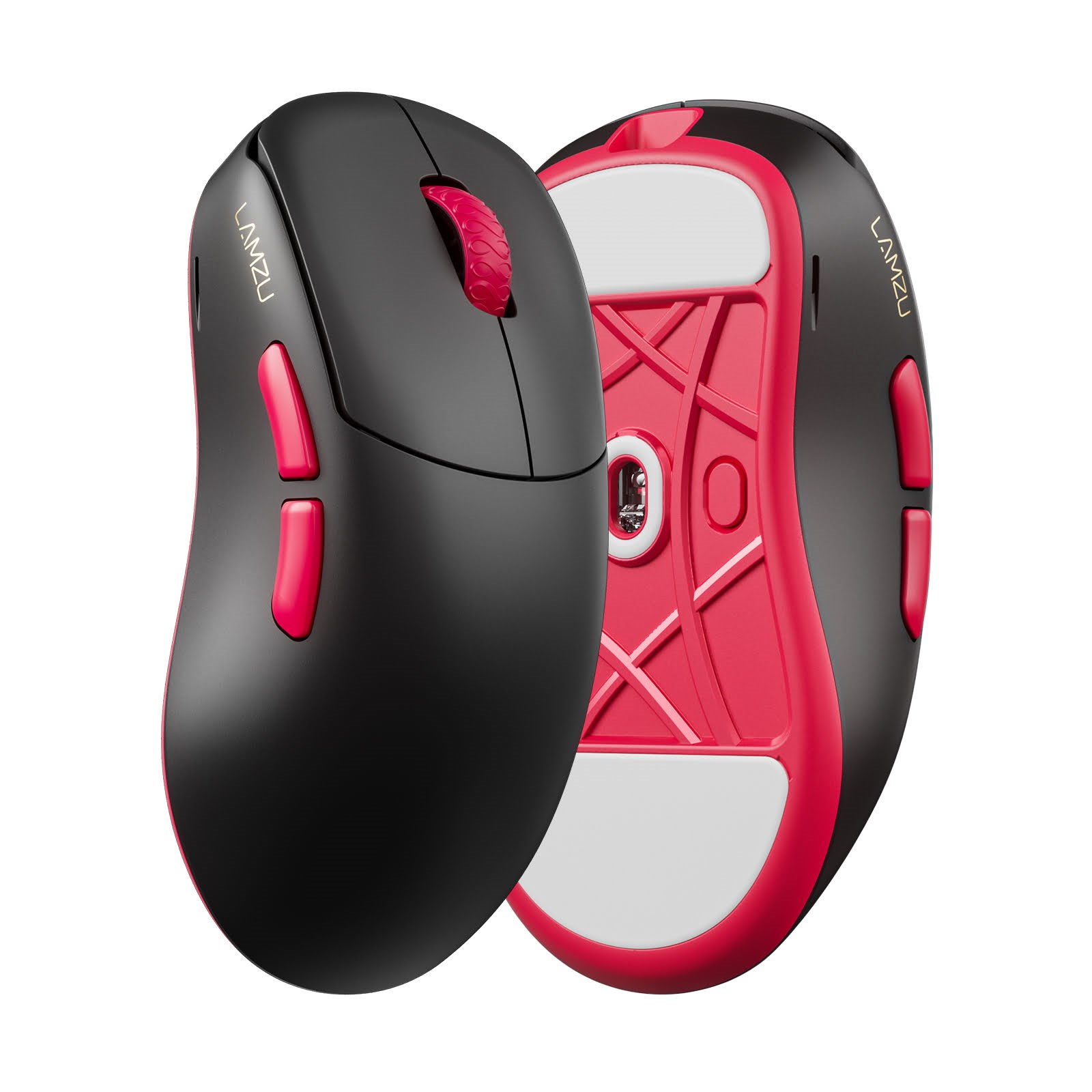 Lamzu Thorn V2 (Black/red) - Gaming Maus (Schwarz)