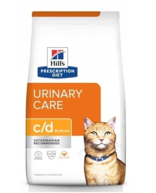 Hill's Prescription Diet Feline C/d Urinary Care Multicare Trockenfutter Für Katzen Huhn 8kg