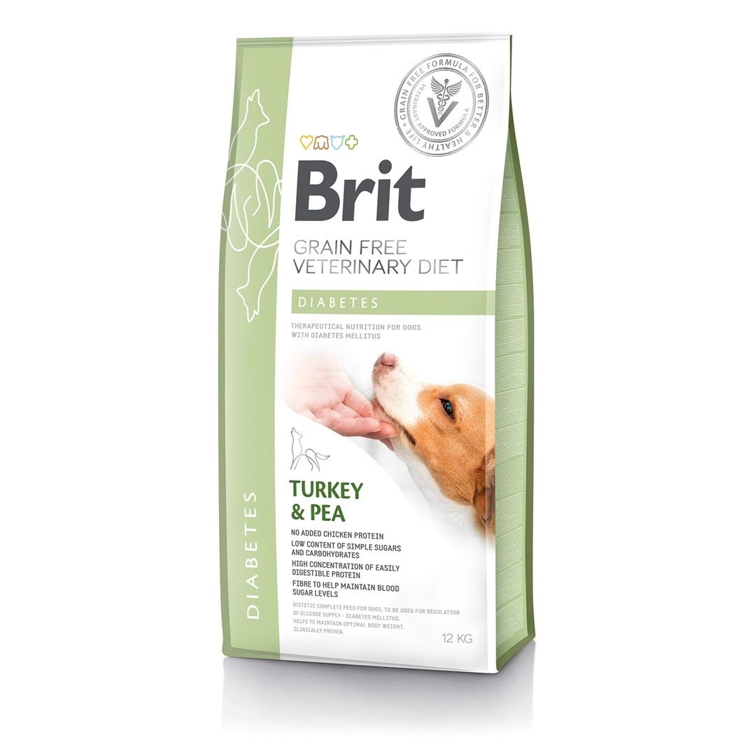 Brit Veterinary Diets Grain Free Diabetes Turkey And Pea - Dry Dog Food - 12kg - Hunde 8595602528097