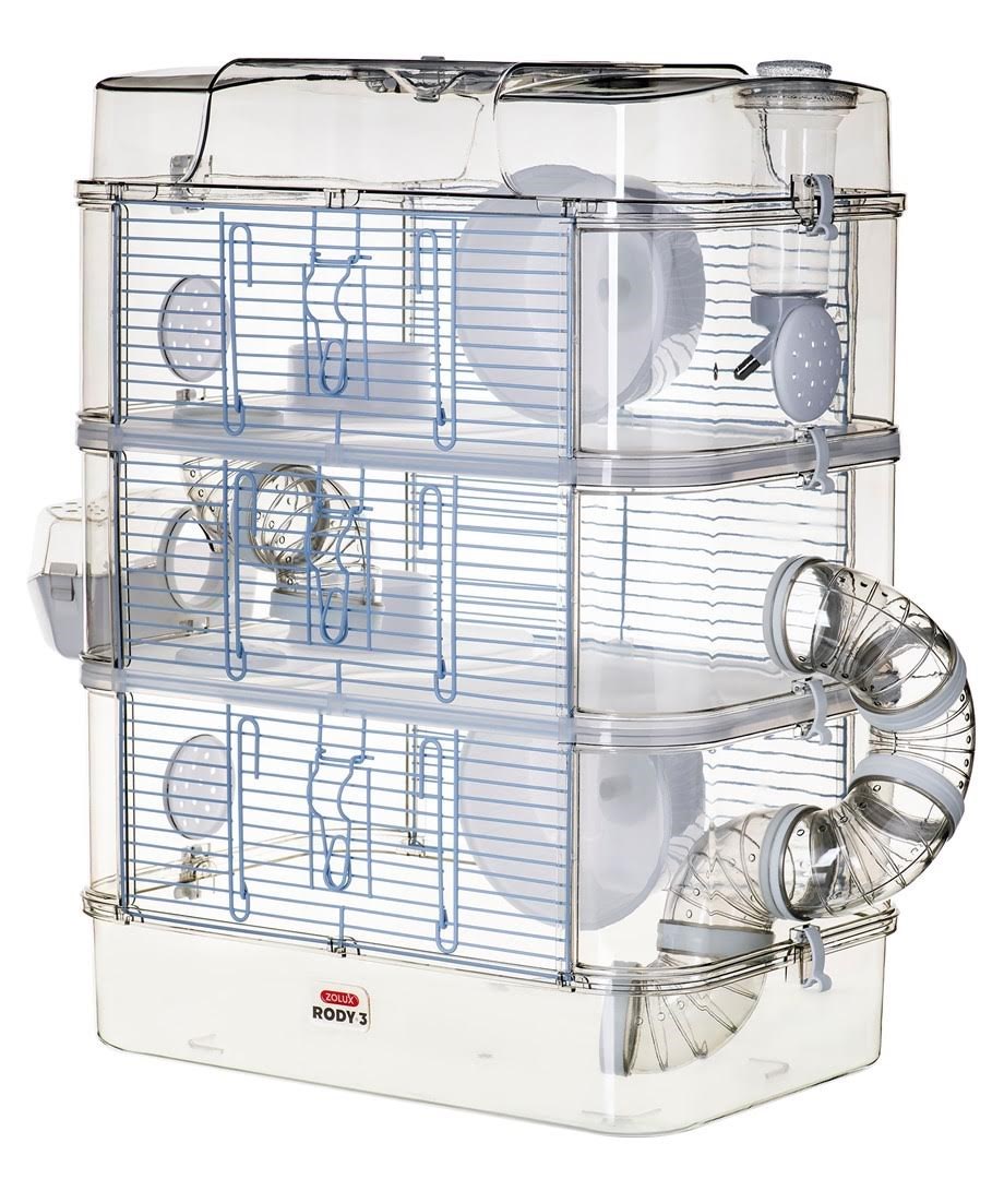 Zolux Rody3 Trio - Rodent Cage - White - Nagetiere 3336022060225