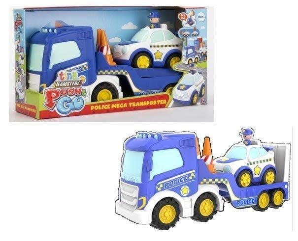 Teamsterz Tiny Push & Go Polizei-transporter - Spielzeugauto